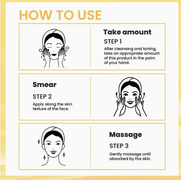 How to use the 6-in-1 Face Lift Serum - 3 step guide
