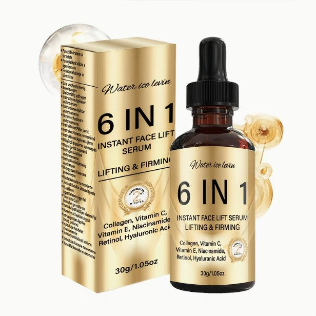 6-in-1 Face Lift Serum with packaging box