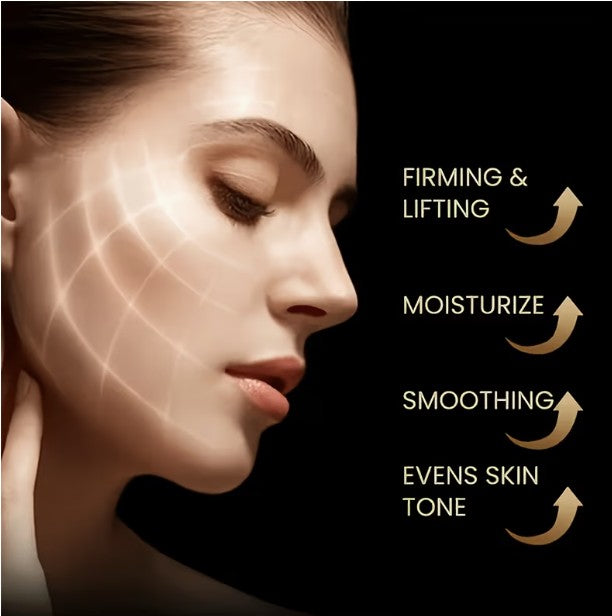 6-in-1 Face Lift Serum benefits - firming, moisturize, smoothing, evens skin tone