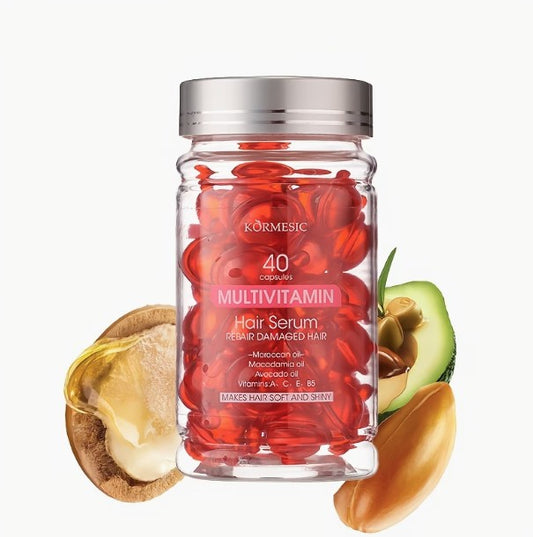 Multivitamin Hair Serum Capsules jar - 40 capsules