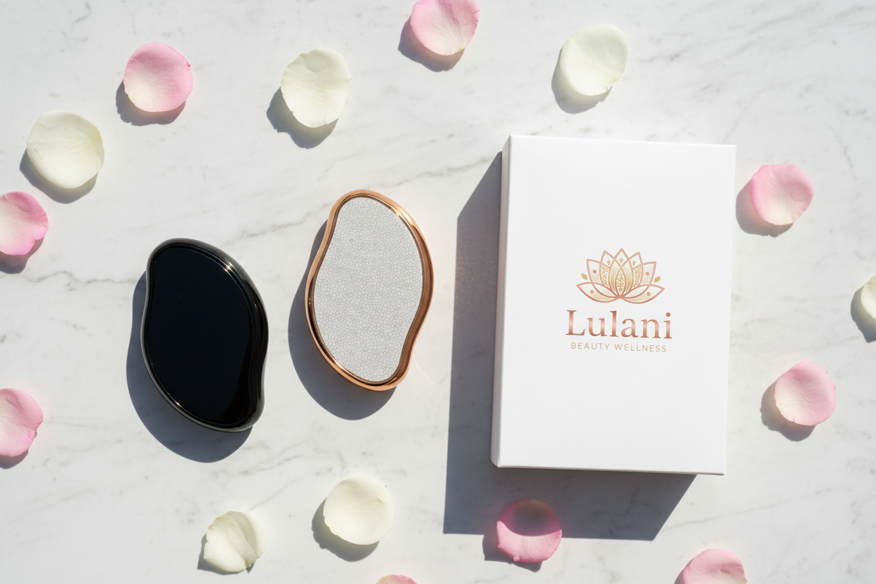 Crystal hair remover with Lulani branded packaging