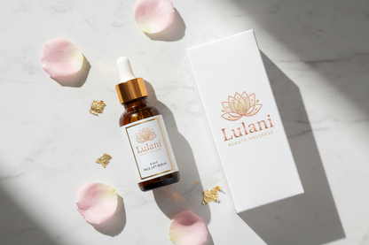 6-in-1 Face Lift Serum with Lulani branded packaging